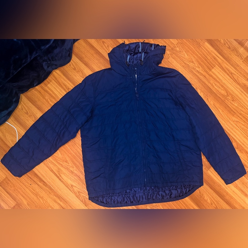 Blue old navy puffer